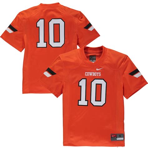 nike youth replica football jersey 2018 orange oklahoma state|Nike Youth Oklahoma State Cowboys Orange Replica Football Jersey.